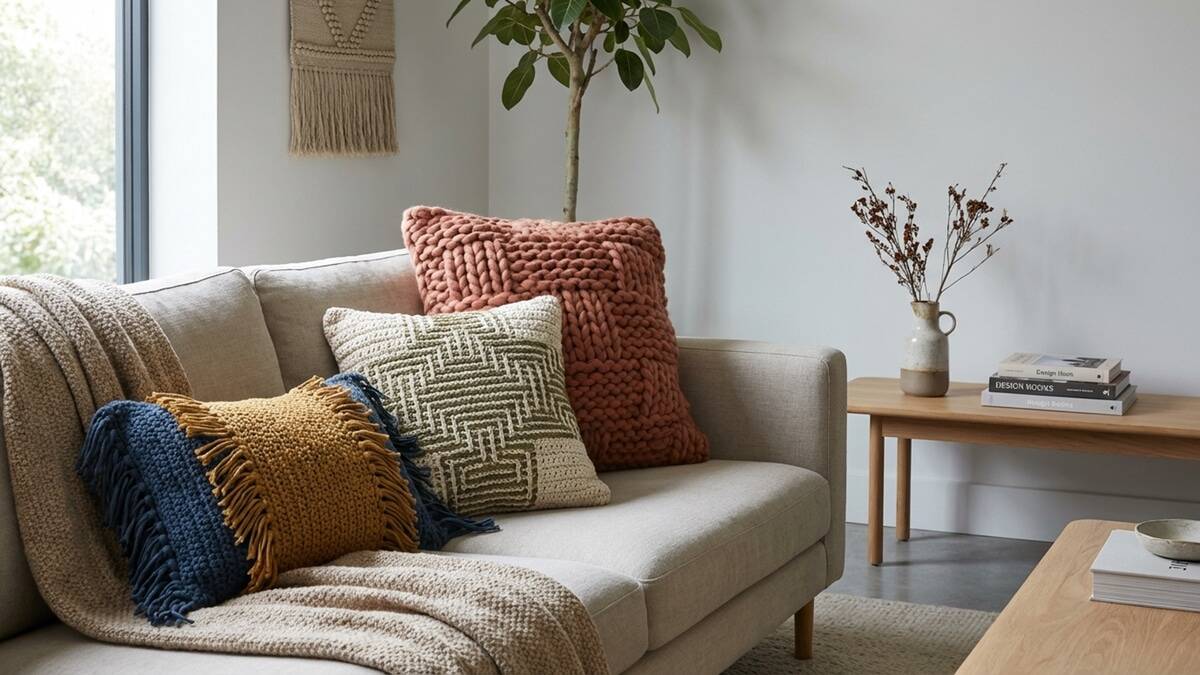 Renove a decoração com estas 16 almofadas de crochê super lindas