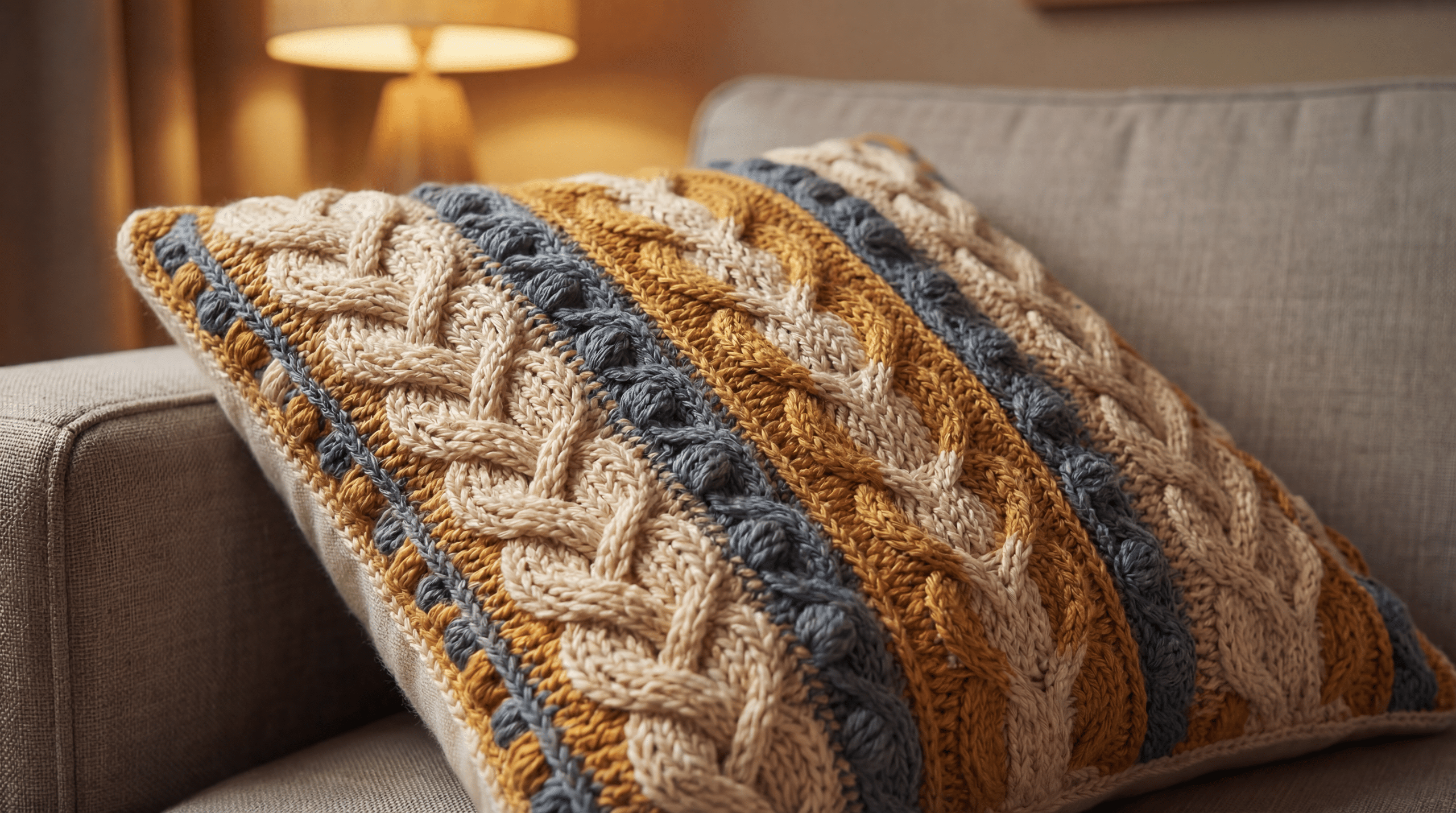 Como decorar com almofadas de crochê: o guia para renovar a casa com elegância