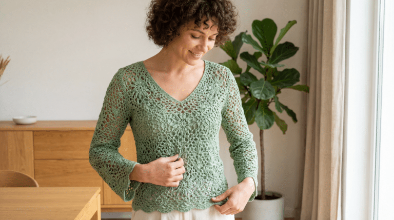 Apaixone-se por estes modelos de blusas de crochê artesanais