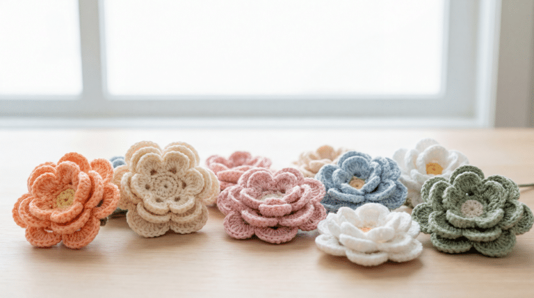O encanto das flores manuais: como dar vida e cor aos seus projetos com fios