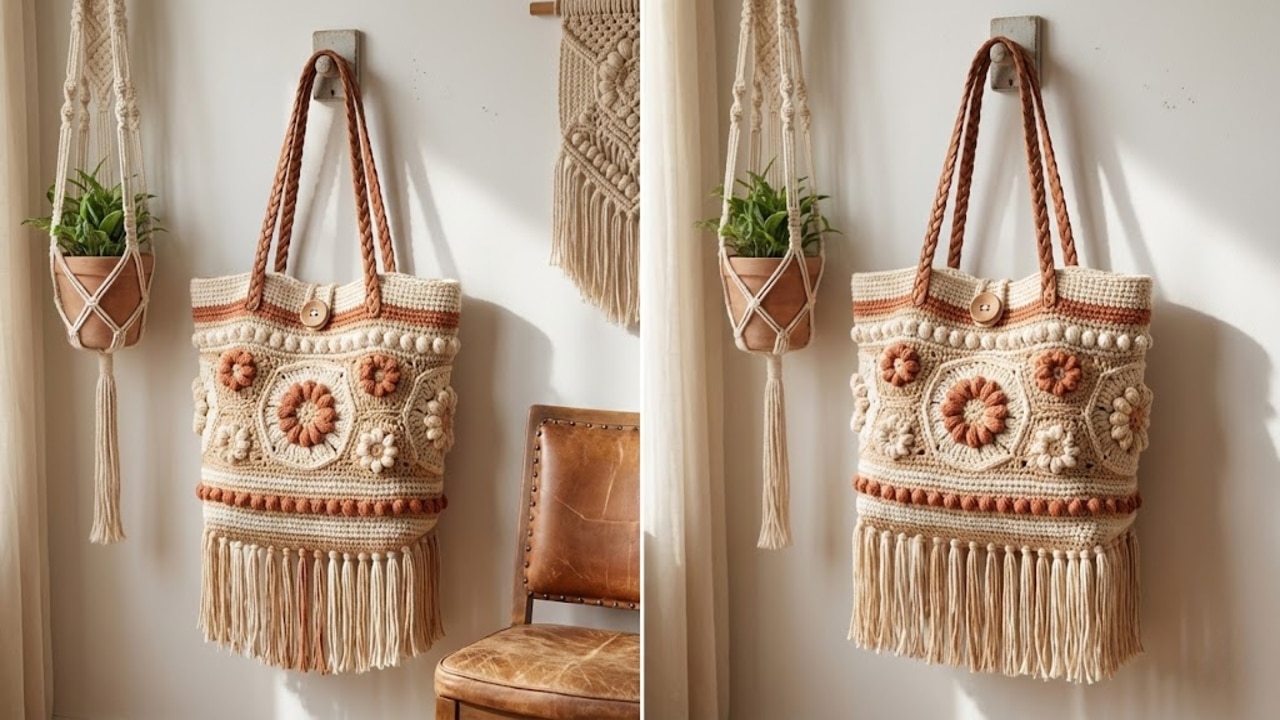 Bolsas de crochê: modelos elegantes para ter looks com um estilo único em 2026