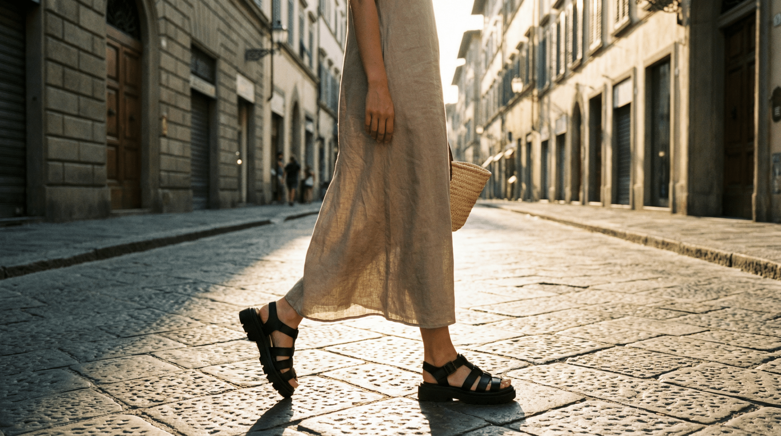 Mulher moda rua europeia