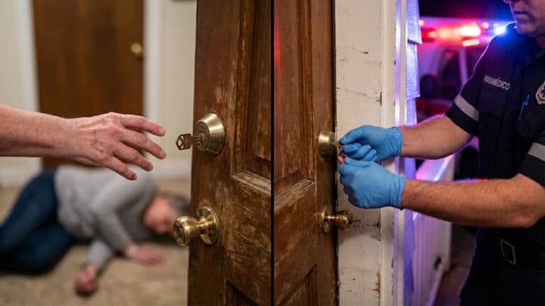 Por que manter a chave na fechadura à noite coloca sua casa em risco