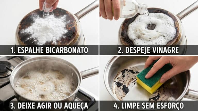 Dois ingredientes caseiros para limpar panela queimada sem esforço em minutos