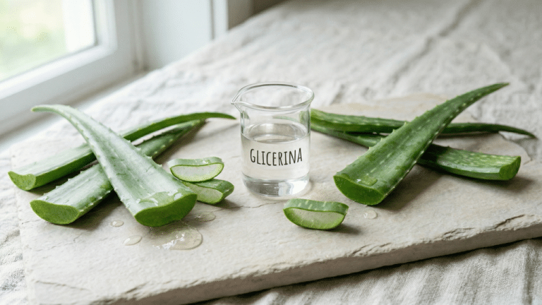 Aloe vera e glicerina