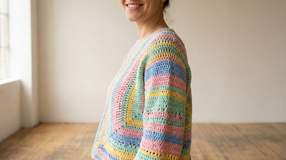 Crie blusas de crochê maravilhosas acompanhando estes gráficos