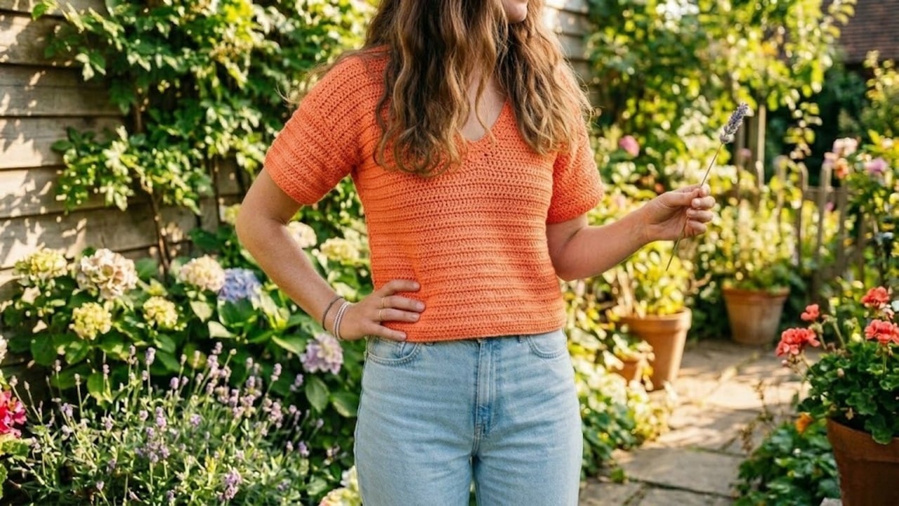 Blusas de crochê com gráficos para renovar seu visual de verão em 2026