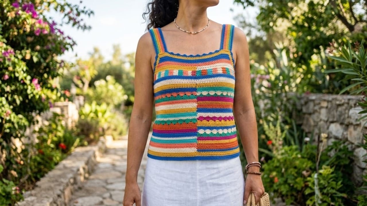Blusas de crochê: veja modelos com gráficos que trazem elegância ao seu estilo