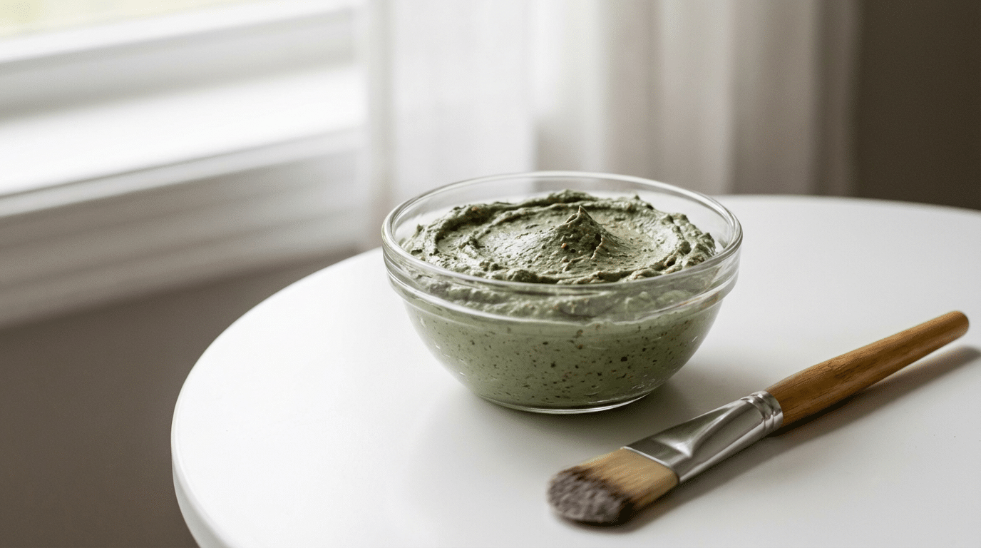 Pasta de Argila Verde para Cabelo