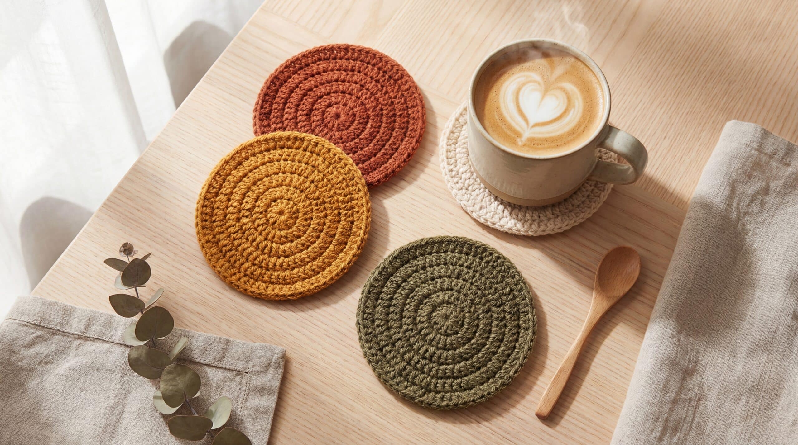 Porta-copos Crochê Flat Lay Terrosos (1)