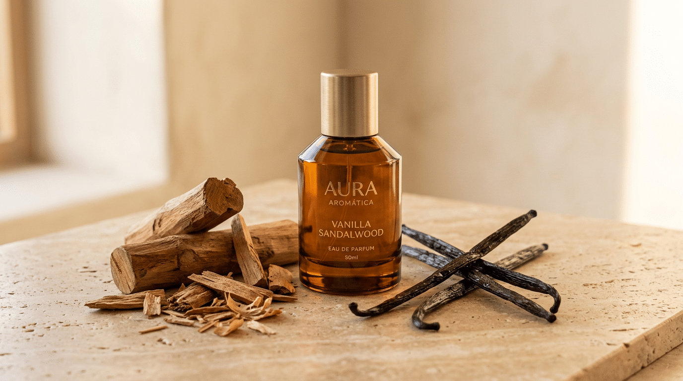 Perfume ocm baunilha e sândalo
