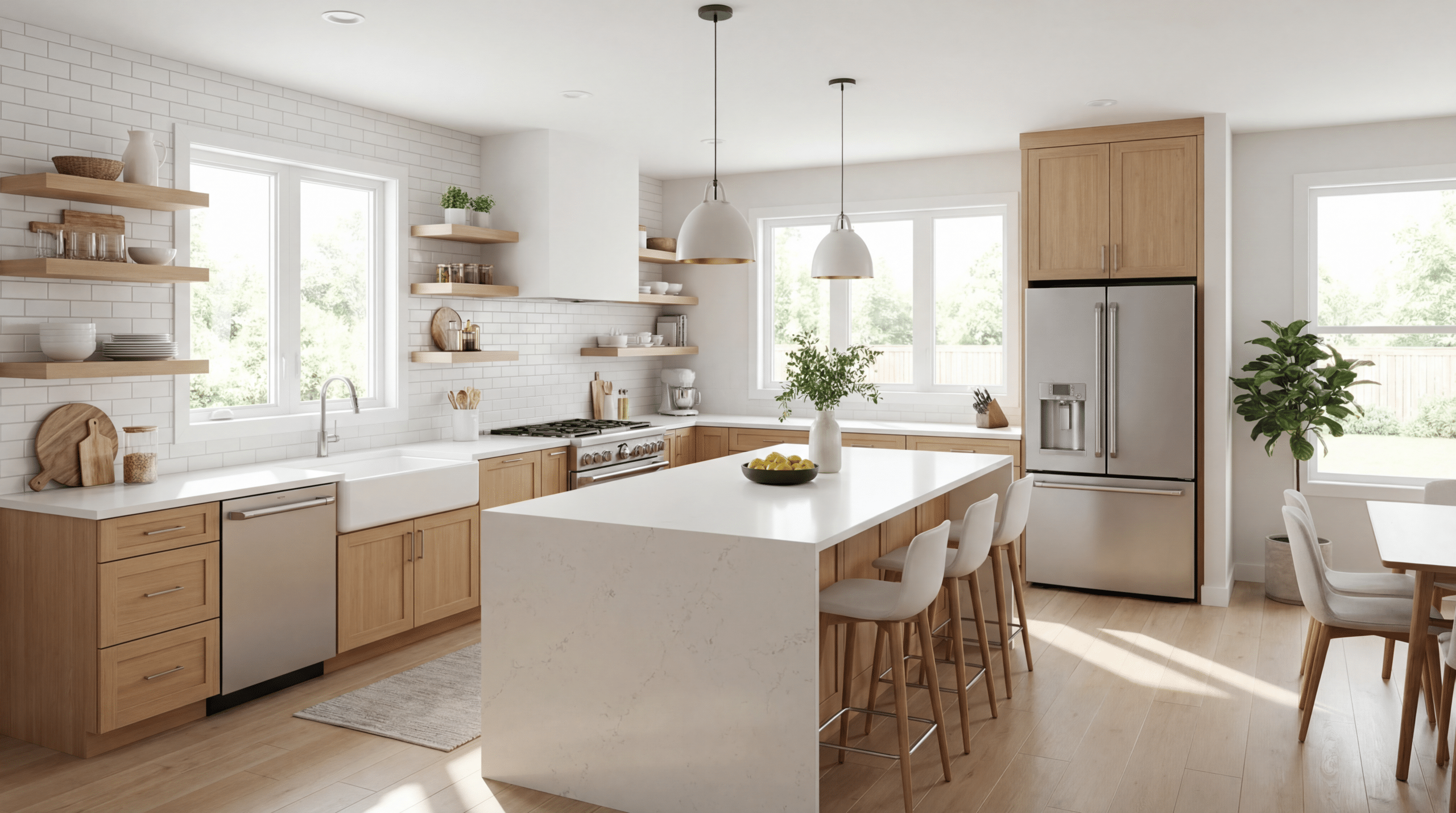 Cozinha Moderna Triângulo Funcional 8K