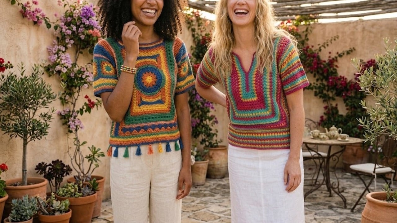 Blusas de crochê em 2026: modelos elegantes que dominam os looks do dia a dia