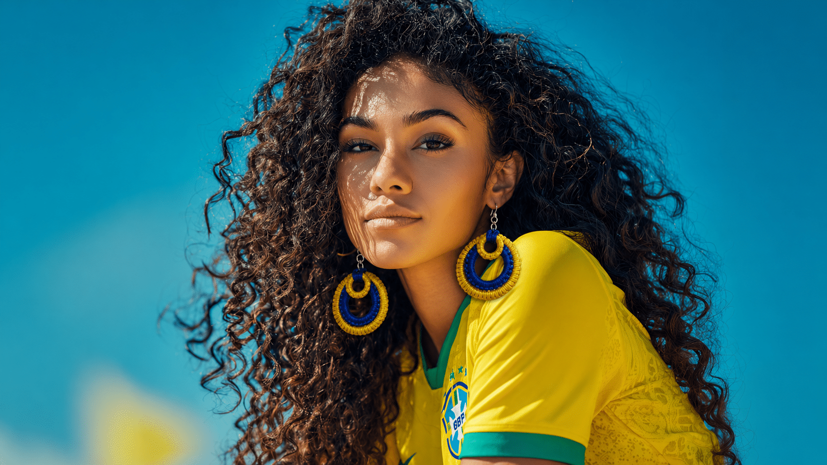brasil core crochê
