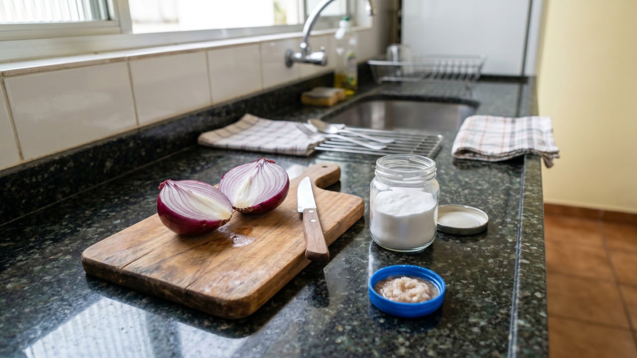 Combine cebola e bicarbonato de sódio para eliminar baratas da sua casa de forma eficaz