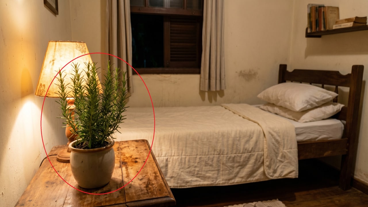 Colocar um vaso de alecrim no quarto: por que é recomendado e para que serve.