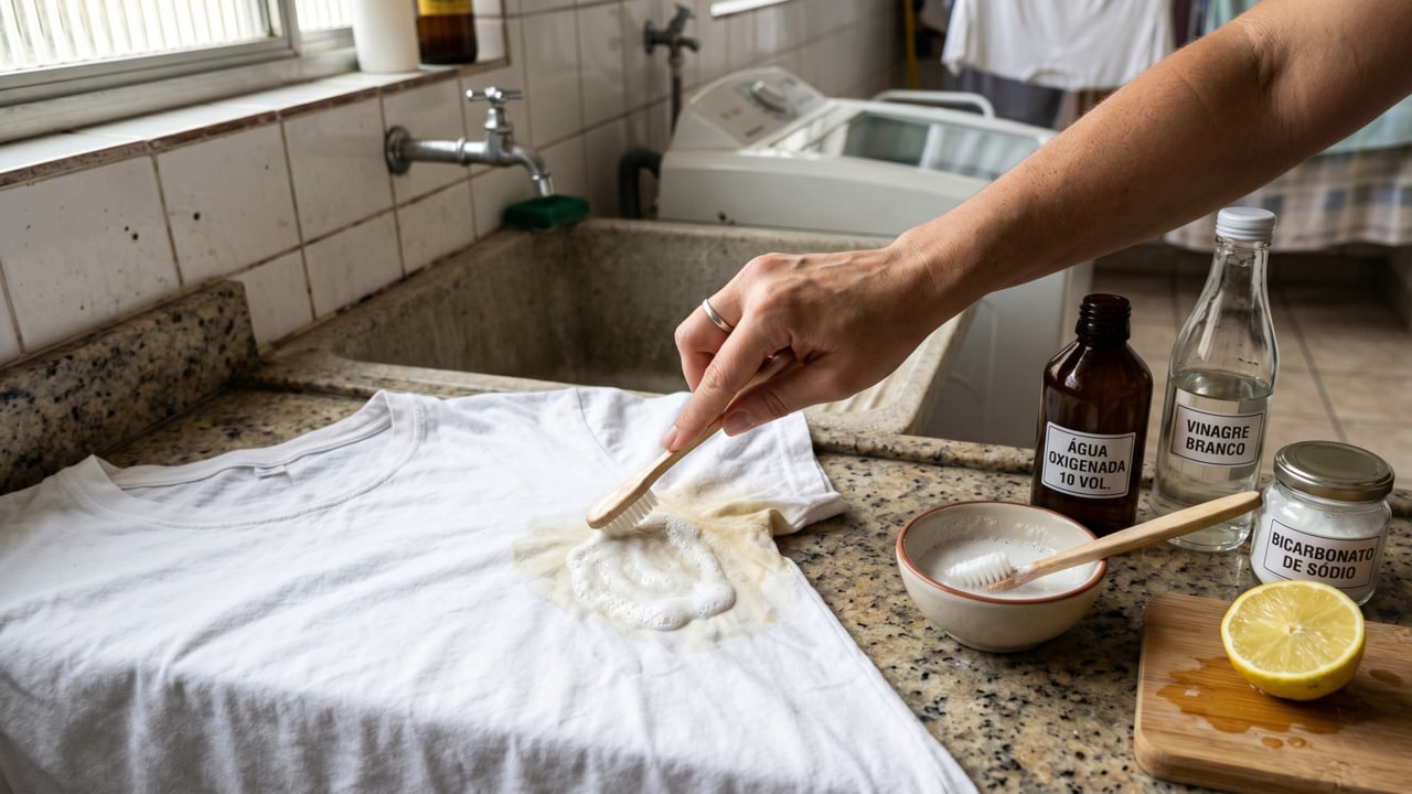Como tirar mancha de desodorante das camisas em casa com simples truques