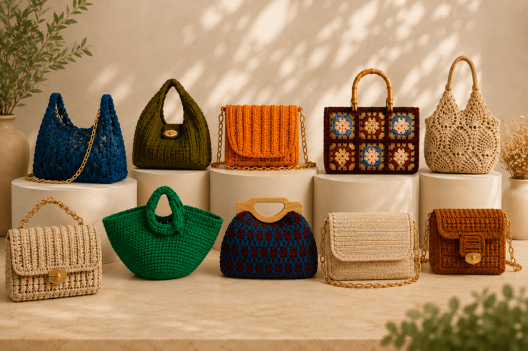Concurso das 10 Bolsas de Crochê Favoritas das Leitoras