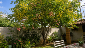Árvore-da-China: conheça a Koelreuteria bipinnata, suas características, floração, frutos, cuidados e os melhores lugares para plantar essa árvore ornamental.