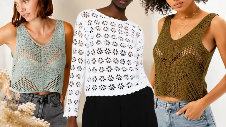 Blusas em croche com pdf gratis