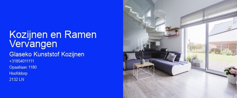 Kozijnen en Ramen Vervangen