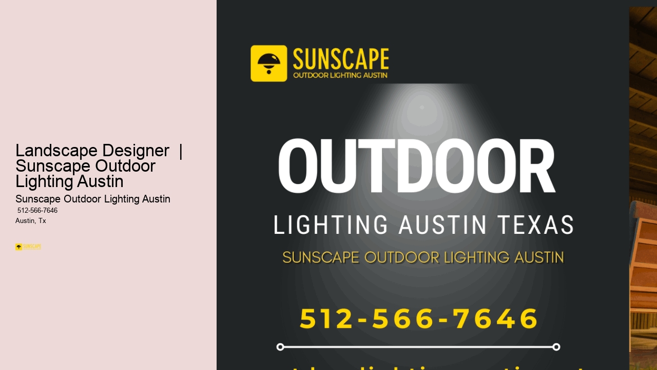 Landscape Designer  | Sunscape Outdoor Lighting Austin