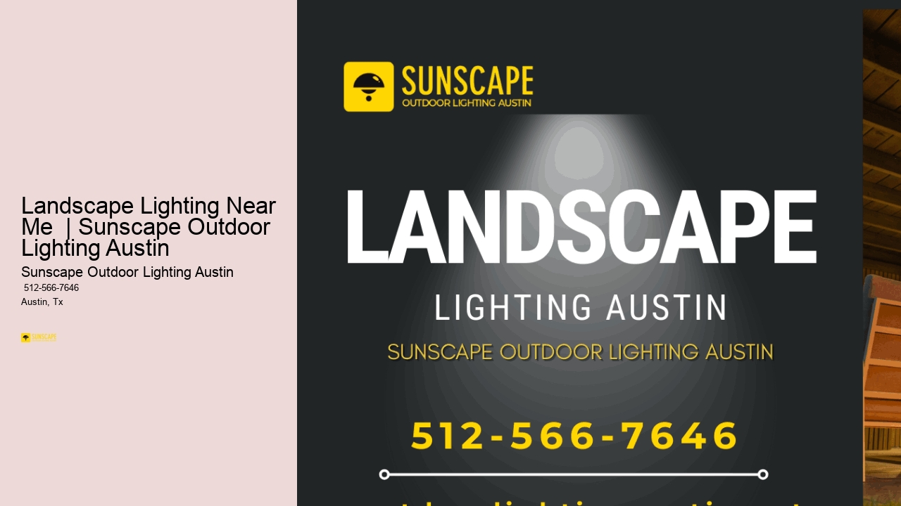 Landscape Lighting Near Me  | Sunscape Outdoor Lighting Austin