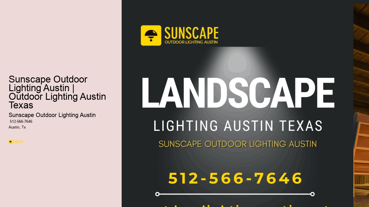 Sunscape Outdoor Lighting Austin | Outdoor Lighting Austin Texas