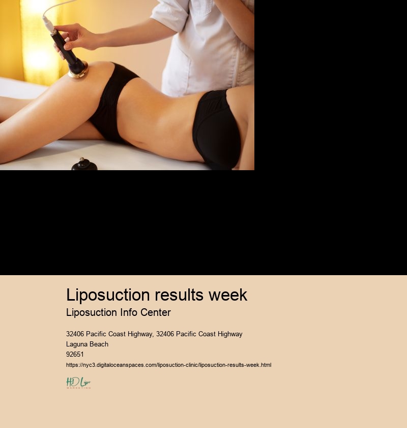 liposuction results week