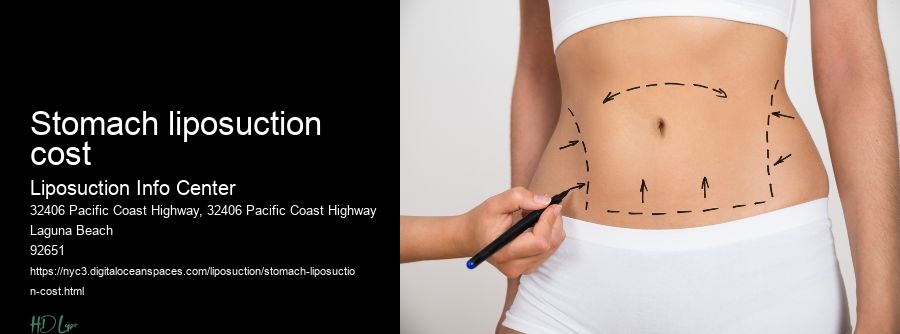 stomach liposuction cost