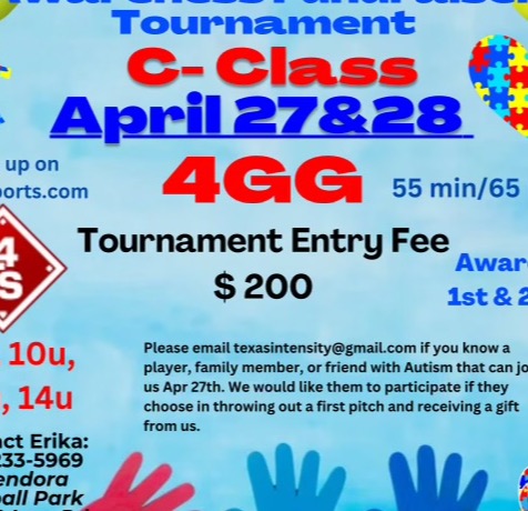 Full~C Class 3rd Annual Autism Awareness Fundraiser~Team Fundraiser 