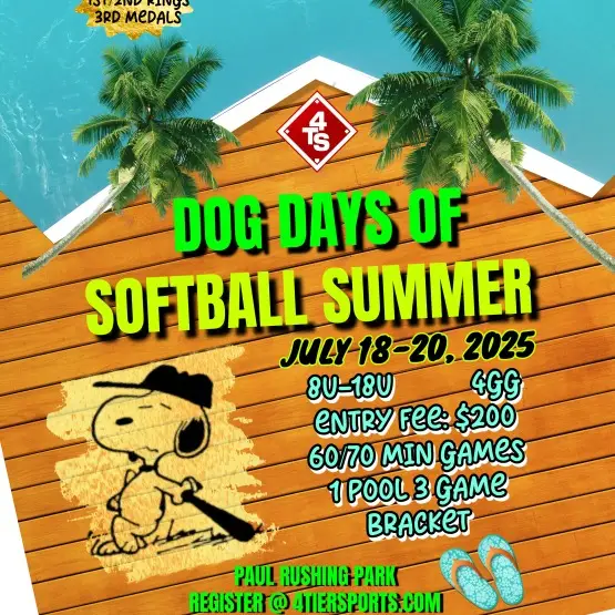 All Games on Saturday~Dog Days of Softball Summer