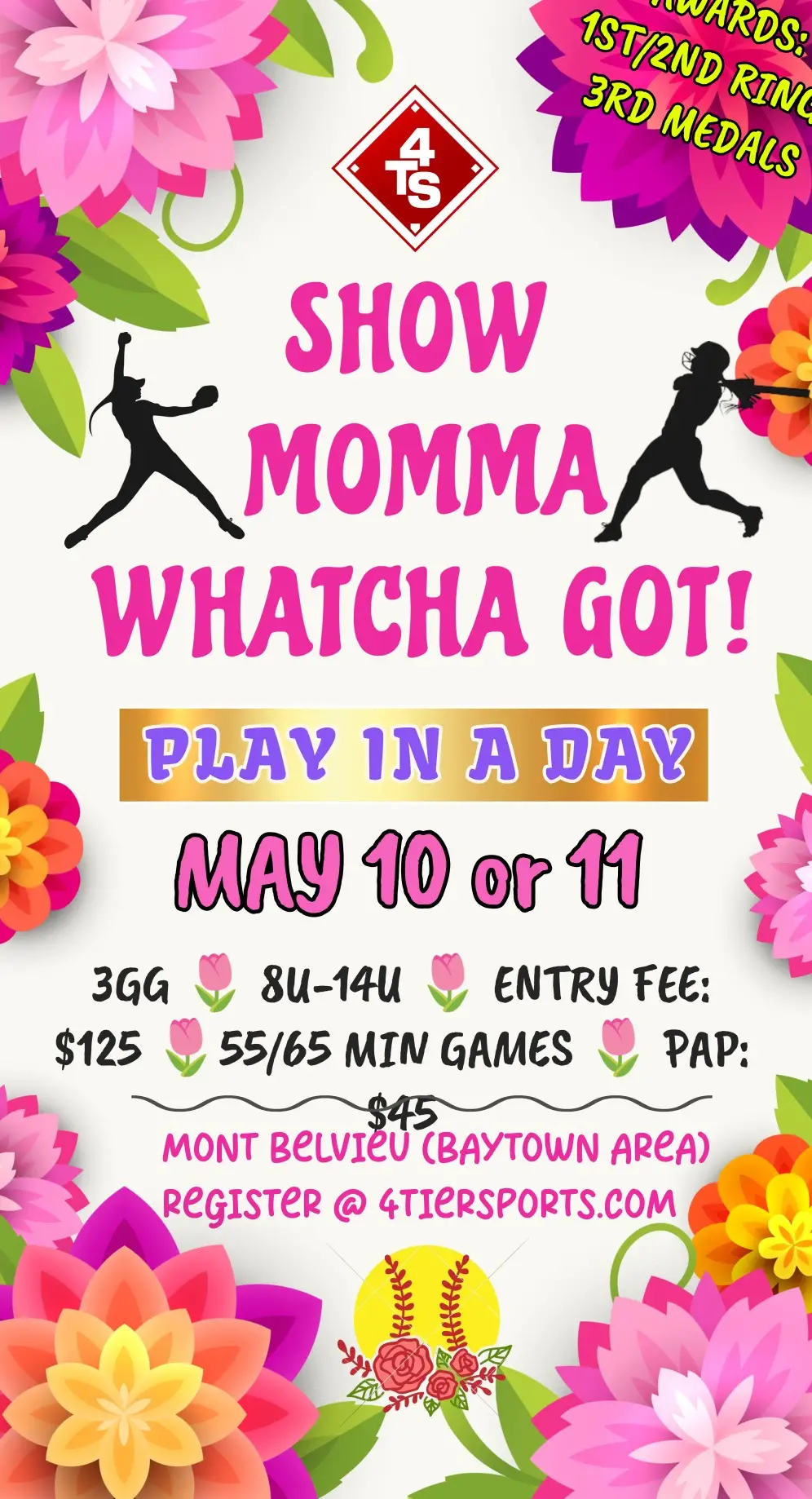 🎗️Free Entry to the first 2 team that enter in each age group~Show Momma Whatcha Got~Play in a Day~