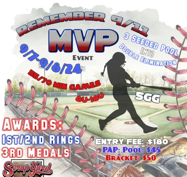 MVP Event~Remember 9/11~3 Seeded Pool into DE 