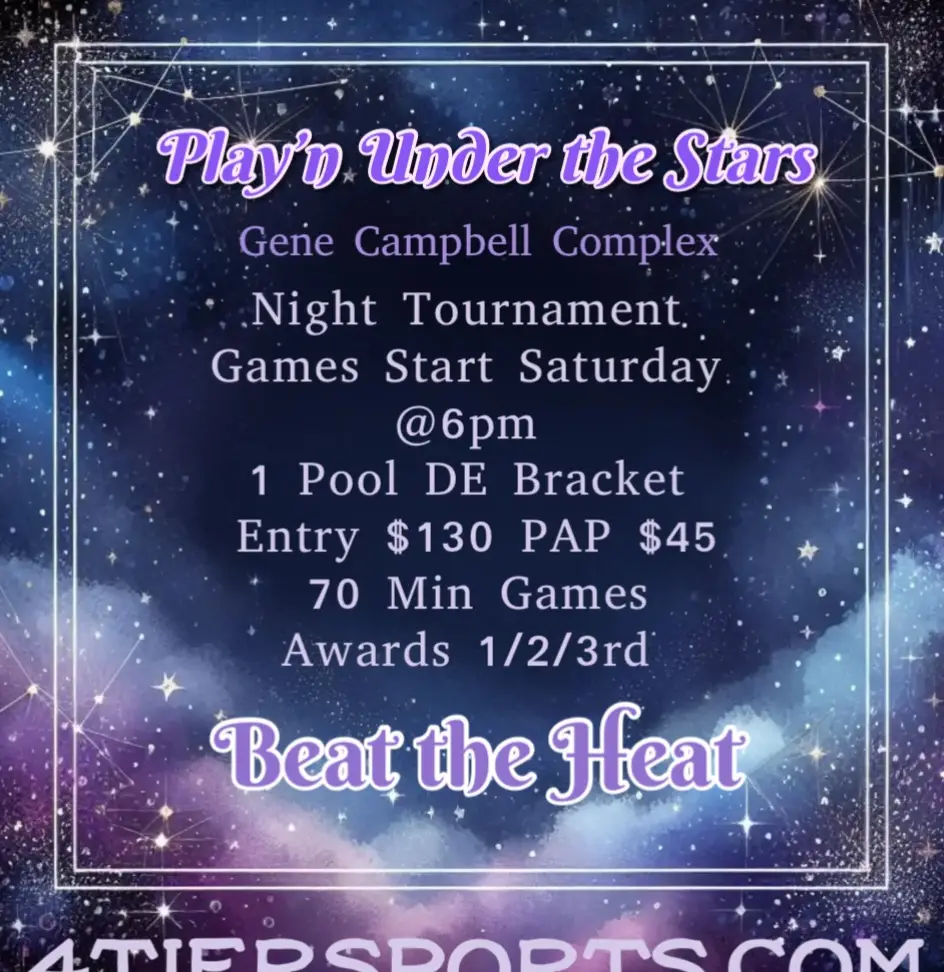 Playing Under the Stars~Saturday and Sunday Tourney