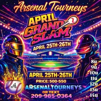 Arsenal Grand Slam Classic April 25- 26th