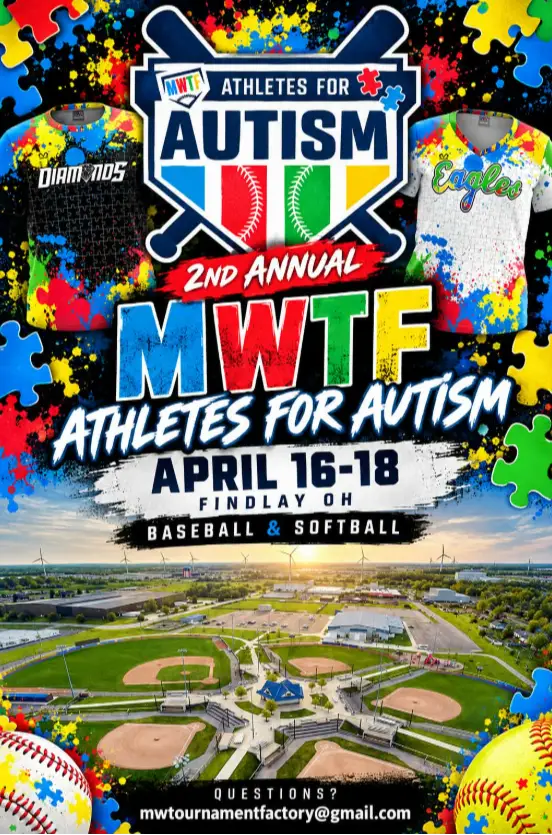 Softball: MWTF Athletes for Autism, 2nd Annual (Jersey Tournament)