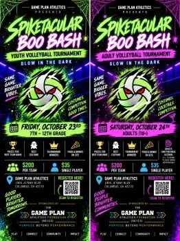 2026 GPA Spiketacular Boo Bash - Youth