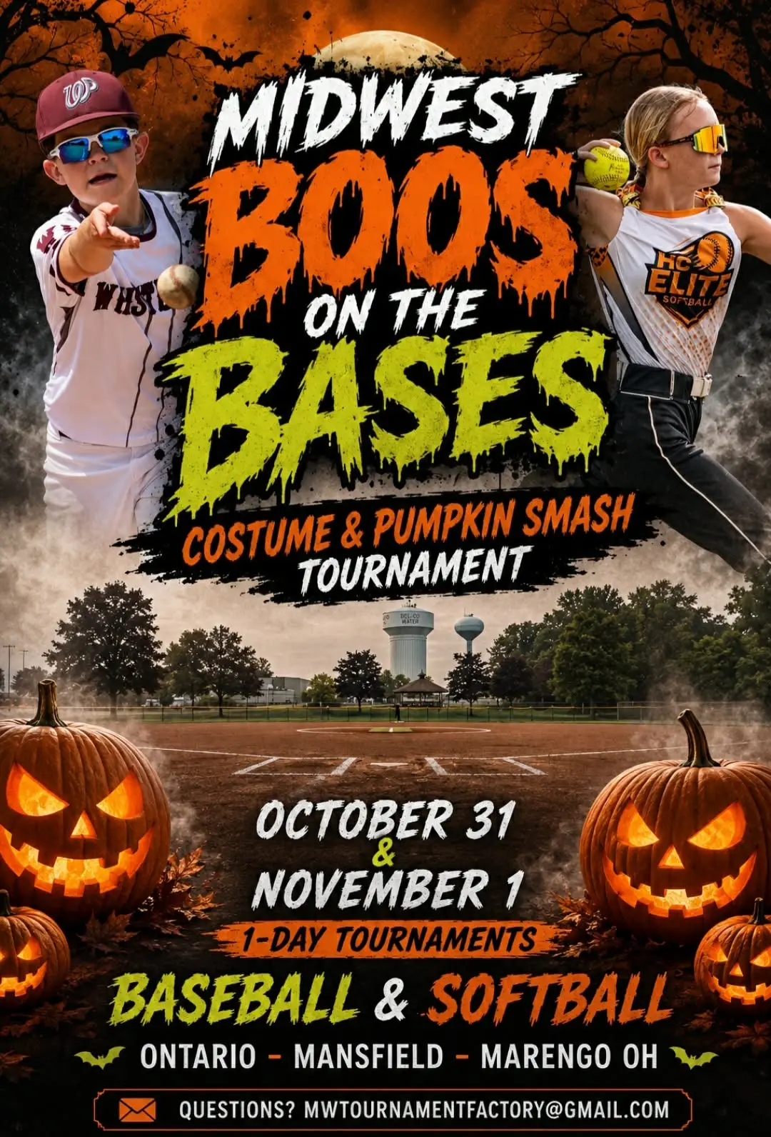 Sunday 1-Day: Inaugural Midwest Boos on the Bases (Softball, 2027 Playing Age)
