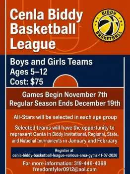 Cenla Biddy Basketball League