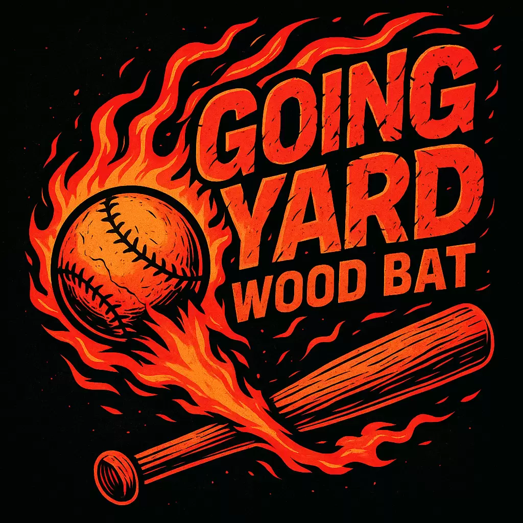 Going Yard Wood Bat