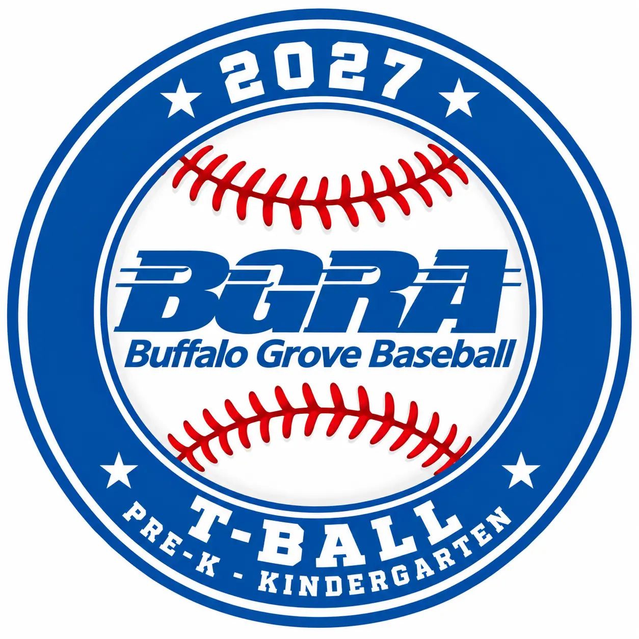2027 BGRA T-Ball (Pre-K - Kindergarten)