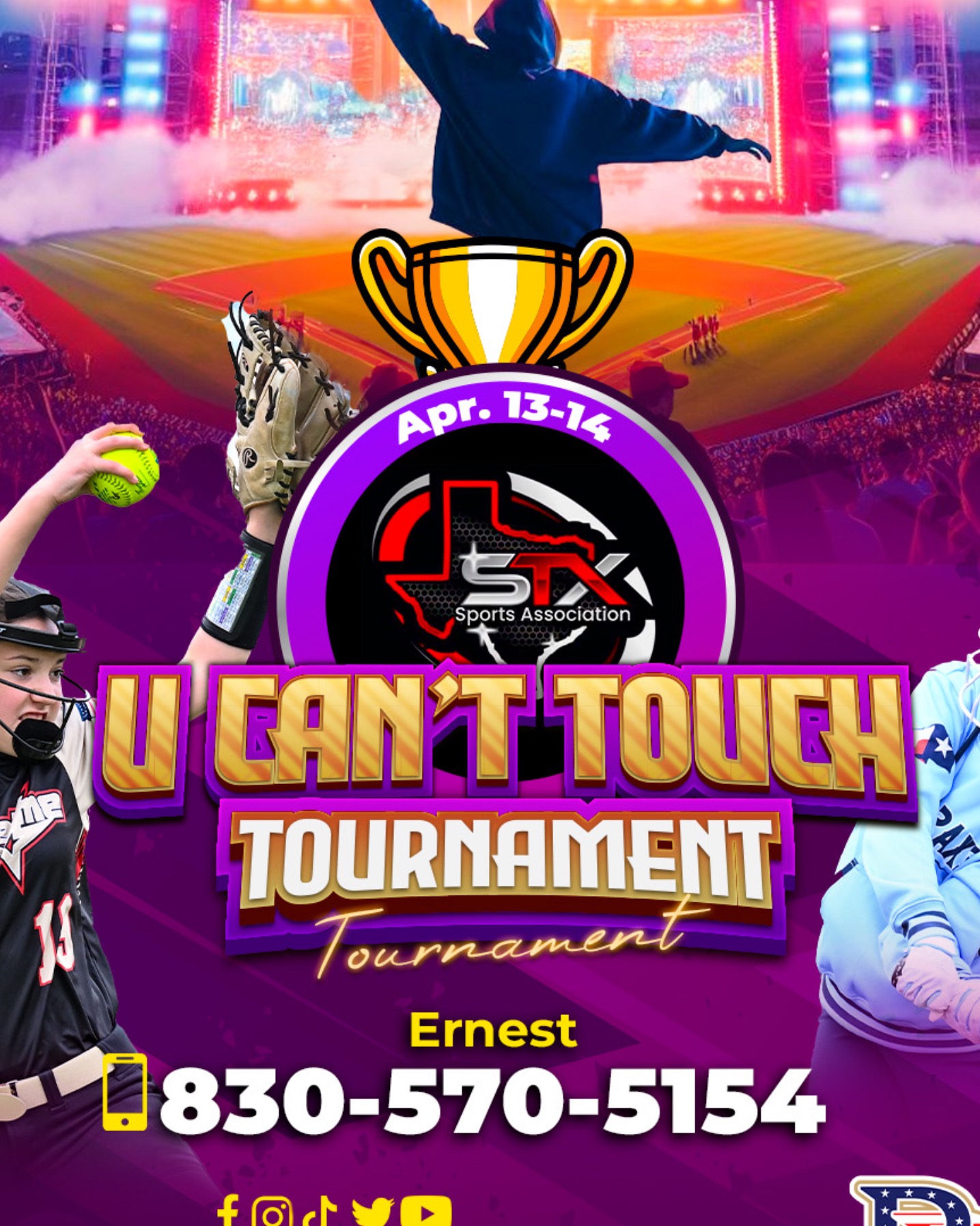 5th Annual U Can't Touch this Tournament in Hill Country 04/13/2024