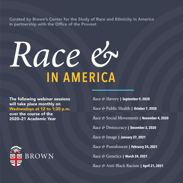 Thumbnail image of a poster for the 'Race &' discussion series