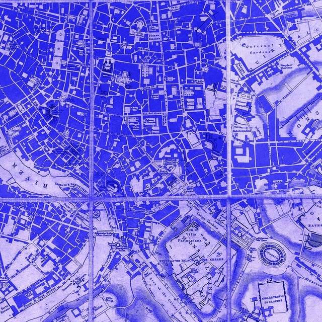 Decorative image of an aerial map