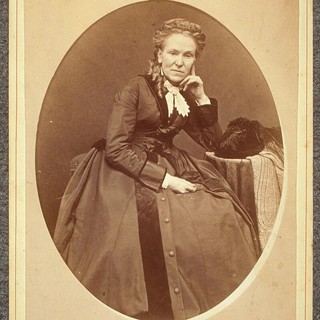 Portrait of Matilda Joslyn Gage, ca. 1871. Schlesinger Library on the History of Women in America