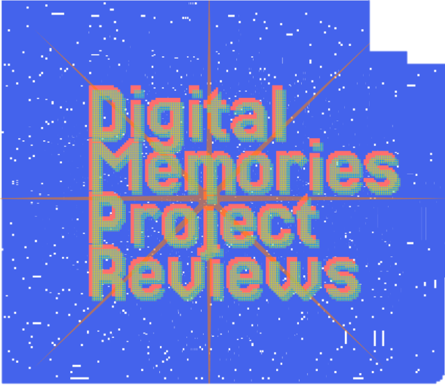 Logo with white dotted blue background and centered title