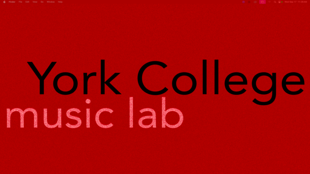 York College Music Lab