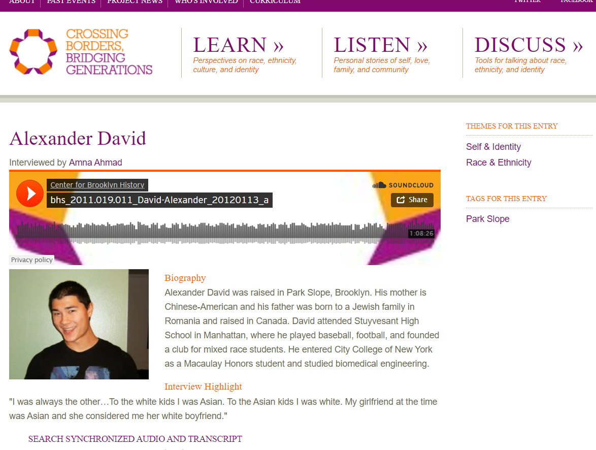 Crossing Borders, Bridging Generations Screenshot 2