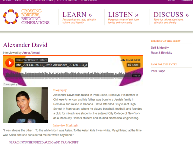 Crossing Borders, Bridging Generations Screenshot 2